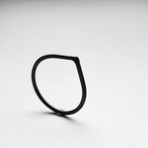 Thorn // Oxidized Silver Ring (Size 5)