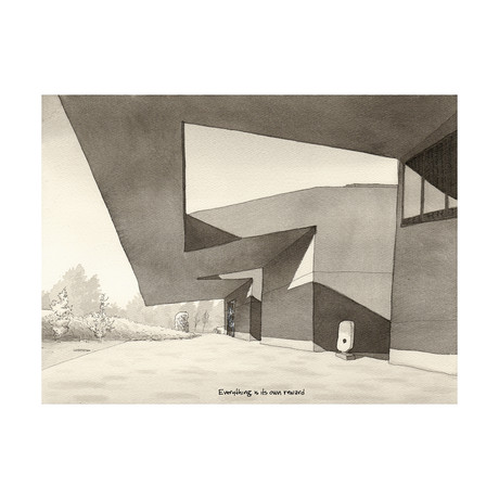 Everything Is It's Own Reward (16"W x 12.5"H)