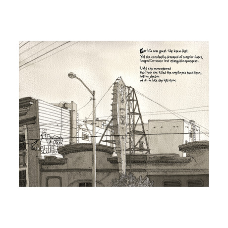 Her Life Was Great (16"W x 13"H)