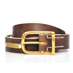 N°006 Belt // Natural Greased (Small: 33")