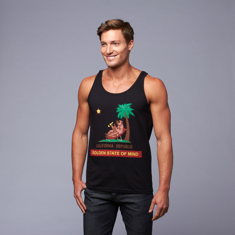 Golden State of Mind Tank // Black (S)