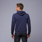 Maestro Hooded Pullover // Navy Blue (S)