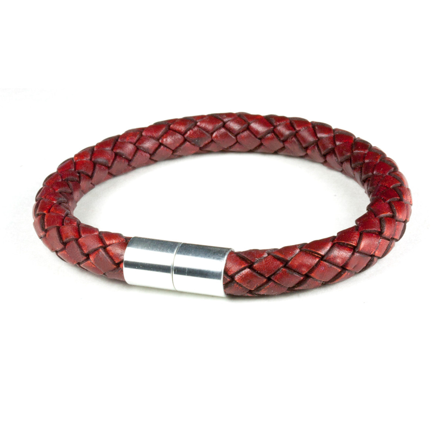 PRO Leather Therapy Bracelet // Wine // 8MM (Small) SUKI USA