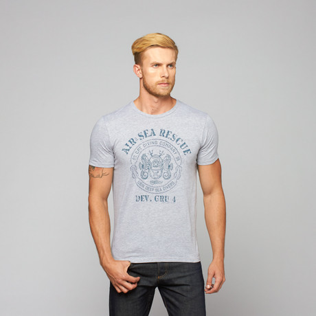 Air Sea Rescue Tee // Heather Grey (S)