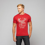 Live Free or Die Tee // Red (S)