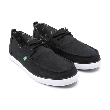 sanuk black shoes