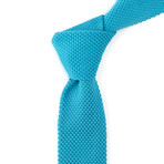 Solid Knit Tie // Sky Blue