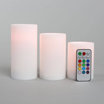 LampLust // Color Changing Flameless Candles // Set of 3