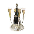 Epicureanist Champagne + Flute Holder