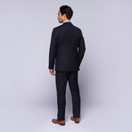 Wool Two-Button Slim Fit Suit // Navy (US: 38R / 32" Waist)