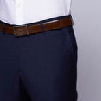 Wool Two-Button Slim Fit Suit // Blue (US: 36R / 30” Waist)