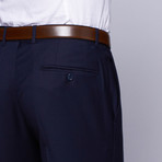 Wool Two-Button Slim Fit Suit // Blue (US: 38L / 32" Waist)