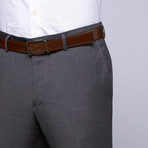 Wool Two-Button Slim Fit Suit // Grey (US: 34R / 28” Waist)