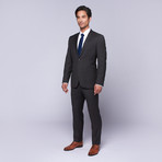 Wool Two-Button Slim Fit Suit // Charcoal (US: 40S / 34" Waist)