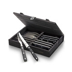 Old Farmer BBQ Set // 4 Steak Knives + 4 Steak Forks (Classic)