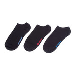 Dalton Trainer Sock 3-Pack // Black