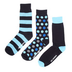 Bryce Dress Sock // Black // Pack of 3