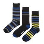 Winston Dress Sock // Royal // Pack of 3