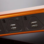 Kbar 8 ports USB (Orange)