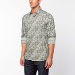 Paisly Button-Up // Green (2XL)