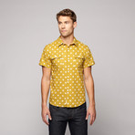 Mid-Century Poplin Shirt // Mustard + Natural (XS)