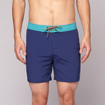 Two-Tone Boardies // Navy + Aqua (36)