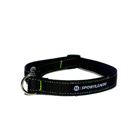 SL Neoprene Sportcollar // Black & Neon Green