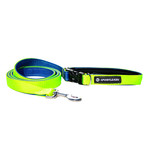 3-In-1 Hands-Free Leash With Built-In Short Lead // Neon Yellow & Royal Blue (Small/Medium Dogs)