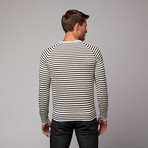 Bentley Striped Tee // Winter White (XS)