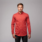 Synon Button-Up // Baked Apple Polka Dot (XS)