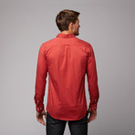 Synon Button-Up // Baked Apple Polka Dot (XS)