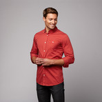 Synon Button-Up // Baked Apple Polka Dot (XS)