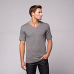 Classic V-Neck Tee // Slate Grey (M)