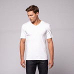 Classic V-Neck Tee // Bright White (XL)