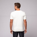 Classic V-Neck Tee // Off White (L)