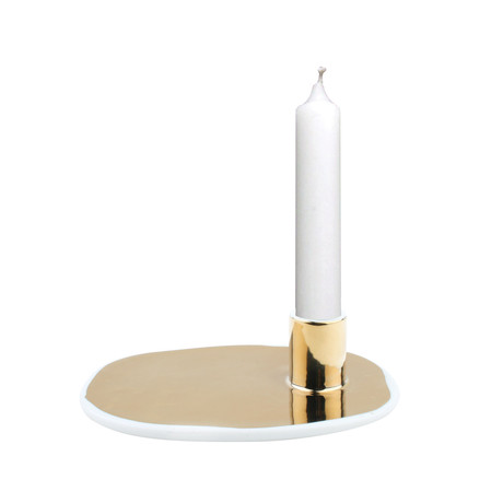 Dauville Candle Holder (Gold)