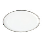 Dauville Oval Platter // Platinum (Large)