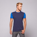 Knoxville Colorblock Tee // Navy (S)