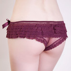 Frilly Knickers // Raisin (Small)