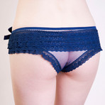 Frilly Knickers // Navy (Small)