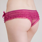 Frilly Knickers // Wine (Small)