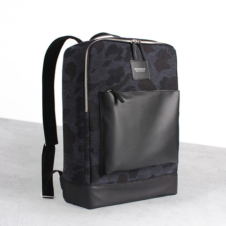 Dean A4 Camo Backpack (Dark Gray)