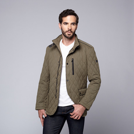 Quilted Jacket // Olive (S)