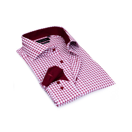 Gingham Shirt // Red + Burgundy (S)
