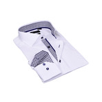 Classic Shirt // White + Navy Check (2XL)