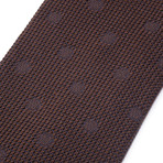 Tom Ford // Silk Chocolate Dots Tie // Brown