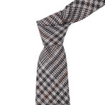 Wool + Silk + Linen Tweed Tie // University Grey