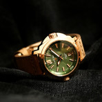 CUSN8 Bronze Automatic // Green Dial