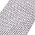Tom Ford // Micro Basketweave Classic Silk Tie // Light Grey