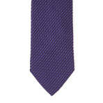 Silk Royal Stitch Tie // Purple + Black